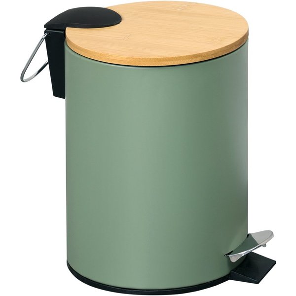 KESPER® Kosmetikeimer Mülleimer Bambus, FSC® zertifiziert, 3l, inkl. Inneneimer, Deckel mit Soft-Close