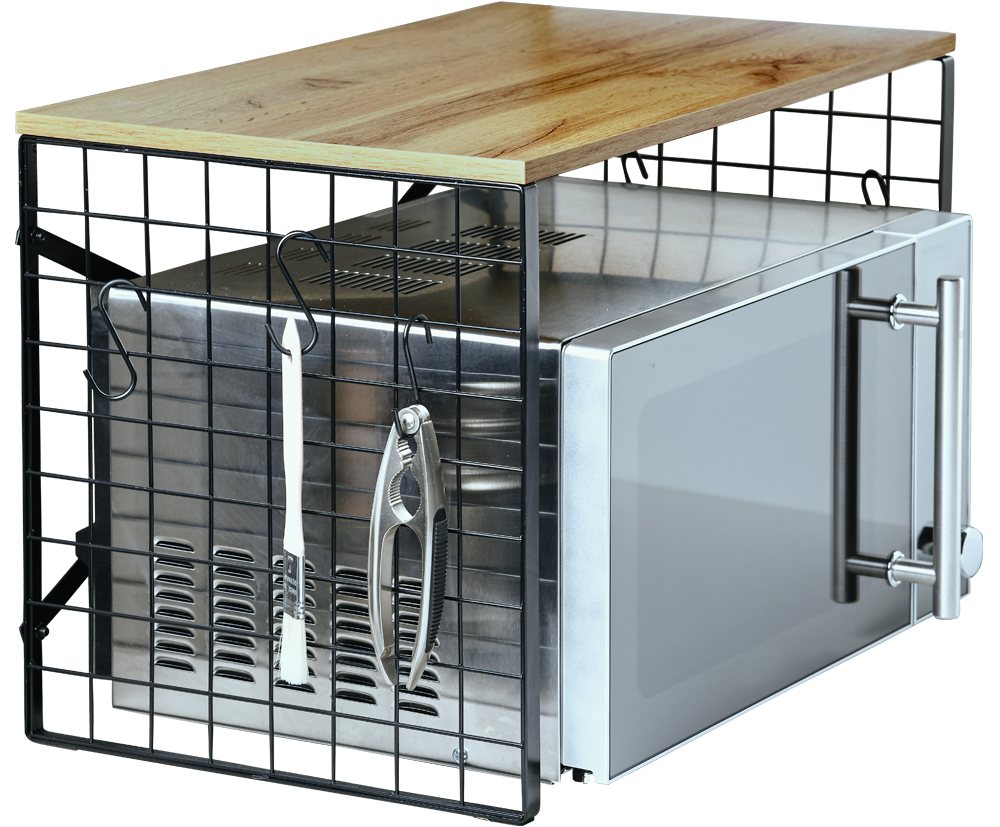 KESPER® Küchenregal Mikrowellen Regal, 1-tlg., praktische Ablagemögklichkeit für die Küche – Bild 3 von 4