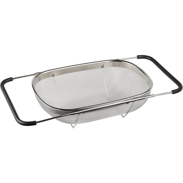 KESPER® Küchensieb Spülbeckensieb, Edelstahl, Edelstahl, (1-St), ausziehbar von 36,5 bis 55cm