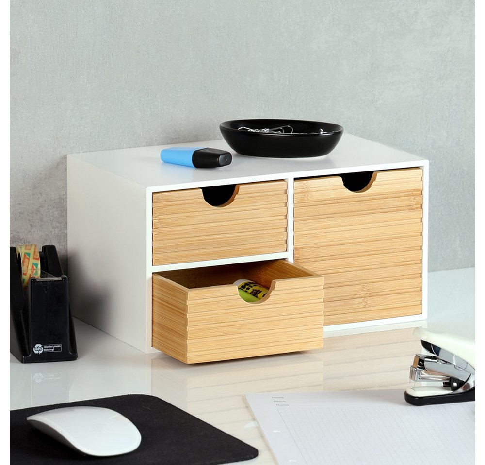 KESPER® Organizer Küchenregal, Aufbewahrungsbox, FSC®-zertifiziert (1 St), Mini-Kommode mit 3 Schubladen – Bild 3 von 5
