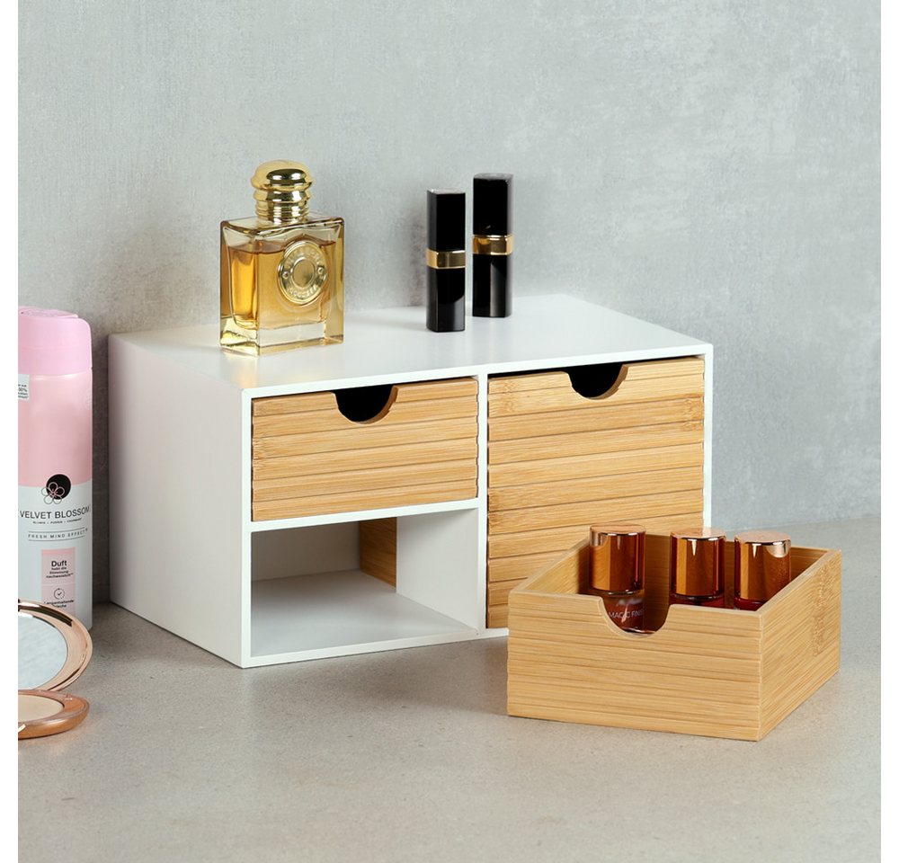 KESPER® Organizer Küchenregal, Aufbewahrungsbox, FSC®-zertifiziert (1 St), Mini-Kommode mit 3 Schubladen – Bild 4 von 5