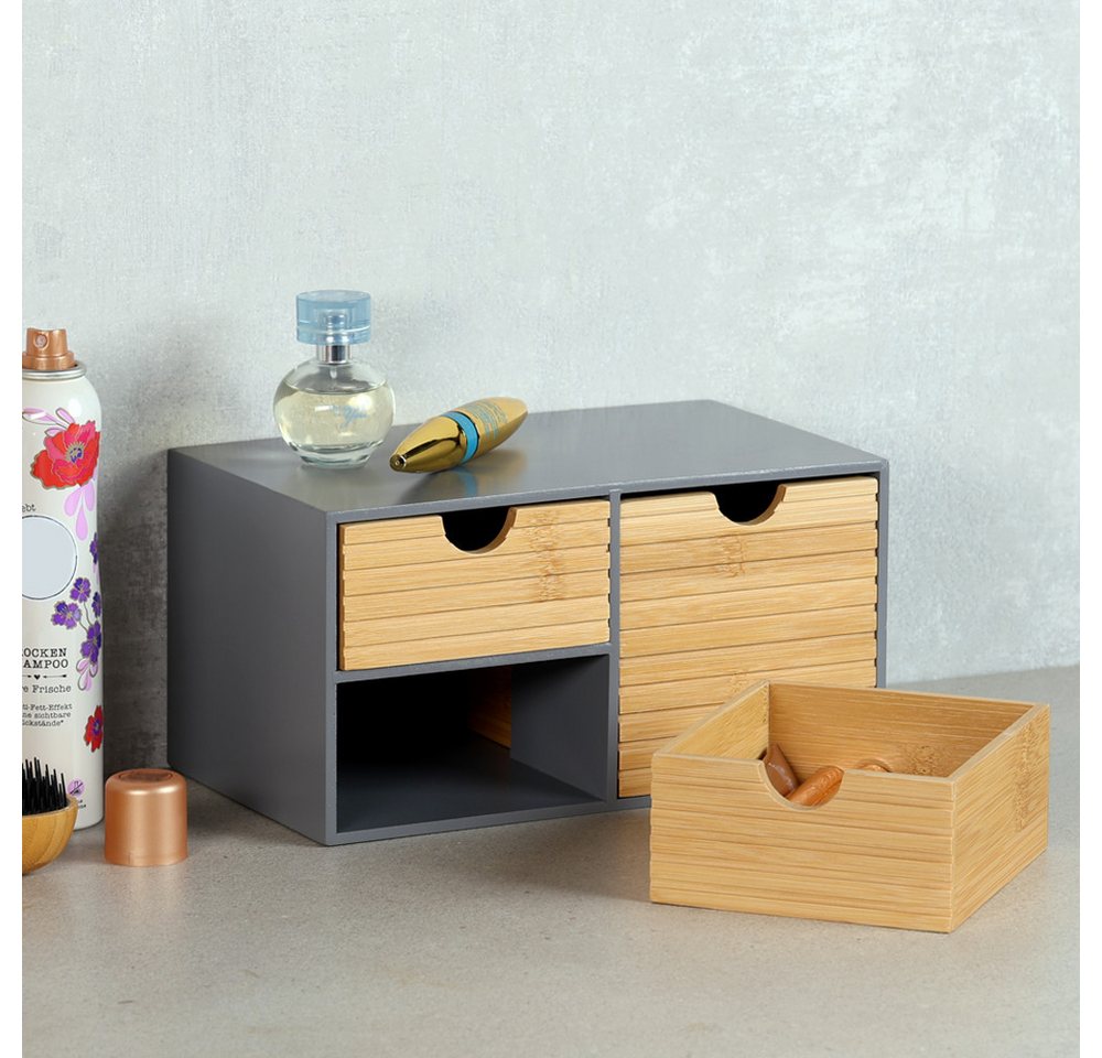 KESPER® Organizer Küchenregal, Aufbewahrungsbox, FSC®-zertifiziert (1 St), Mini-Kommode mit 3 Schubladen – Bild 4 von 5