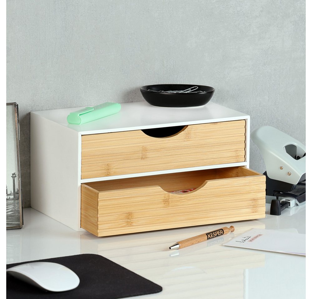 KESPER® Organizer Küchenregal, Aufbewahrungsbox, FSC®-zertifiziert (1 St), Mini-Kommode mit 2 Schubladen – Bild 3 von 5