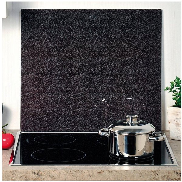 KESPER® Schneide- und Abdeckplatte Herdabdeckplatte, Motiv: Granit, ESG-Sicherheitsglas, (1 tlg), zum Schneiden und Abdecken