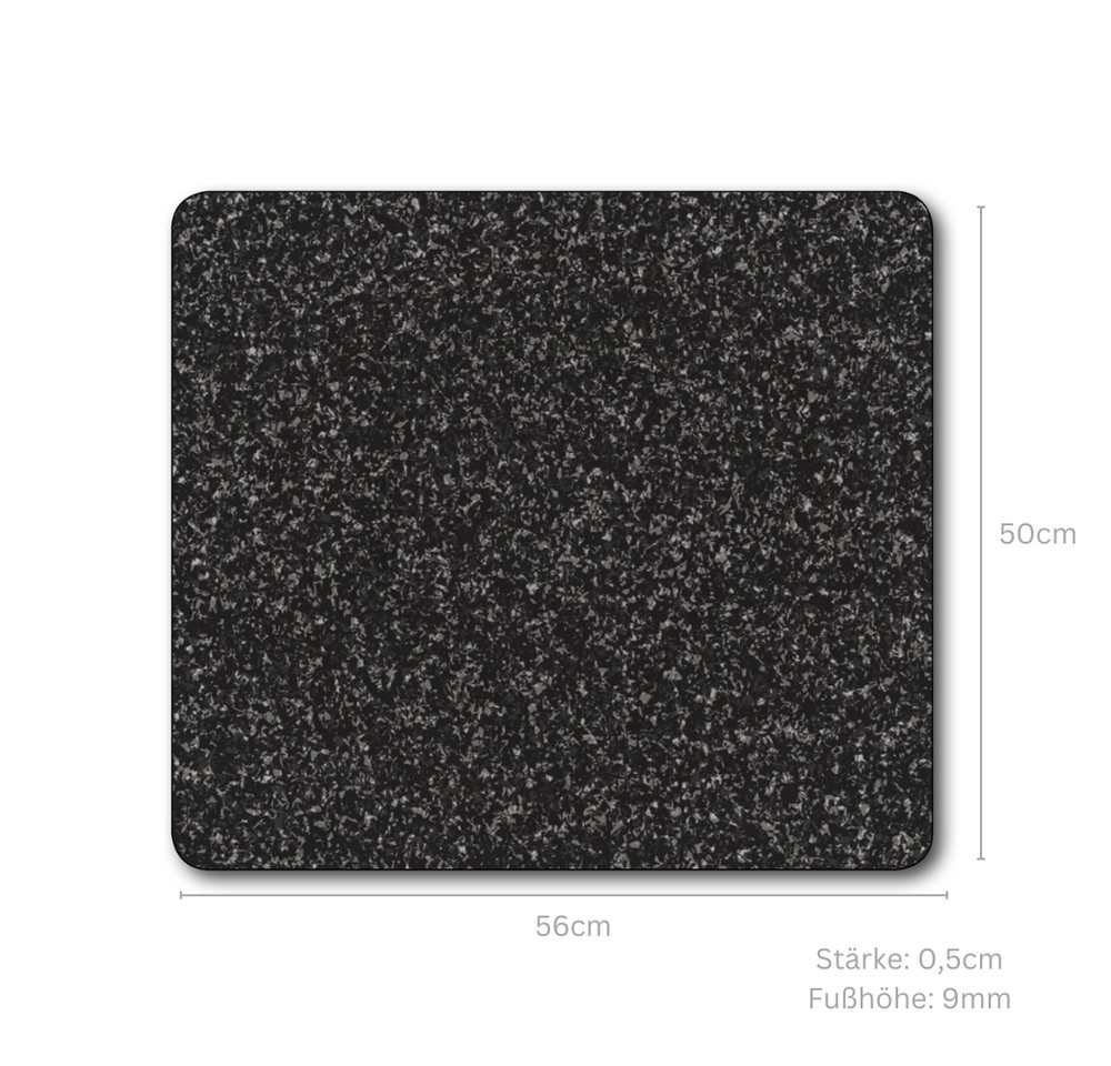 KESPER® Schneide- und Abdeckplatte Herdabdeckplatte, Motiv: Granit, ESG-Sicherheitsglas, (1 tlg), zum Schneiden und Abdecken – Bild 4 von 5