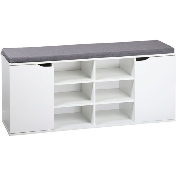 KESPER® Schuhschrank Schuhschrank mit Sitzkissen, 2 Türen, FSC