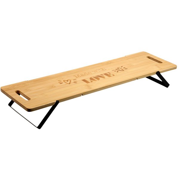 KESPER® Servierbrett Brett mit Ständer, Bambus, FSC, Bambus, (1-St), klappbar