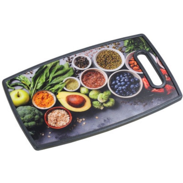 KESPER® Servierbrett Schneide- und Servierbrett, Heathy Kitchen 30814, (1-St)