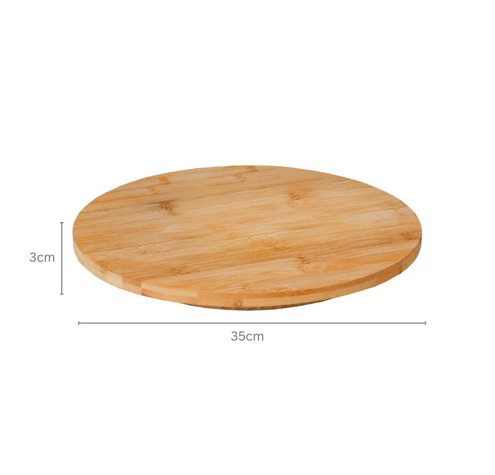 KESPER® Servierplatte Drehplatte, Bambus, (1-tlg), Ø 35 cm – Bild 5 von 5
