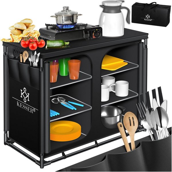 KESSER Campingschrank Campingschrank, Campingküche mit Aluminiumgestell