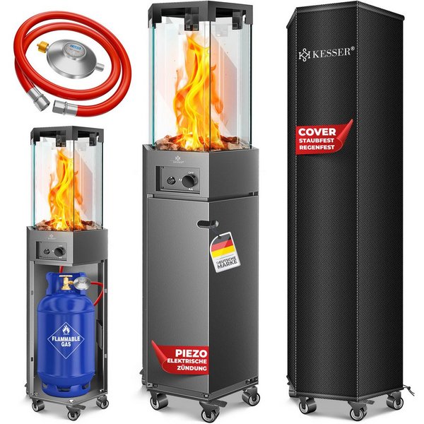KESSER Heizstrahler, Heizstrahler Gas Terrassenheizstrahler Gasheizung