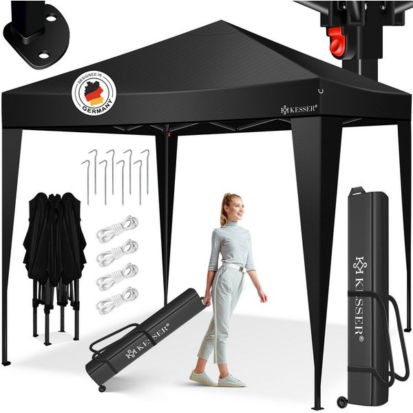 KESSER Pavillon, Pavillon 3x3m wasserdicht inkl. Tasche Pop-Up Klicksystem