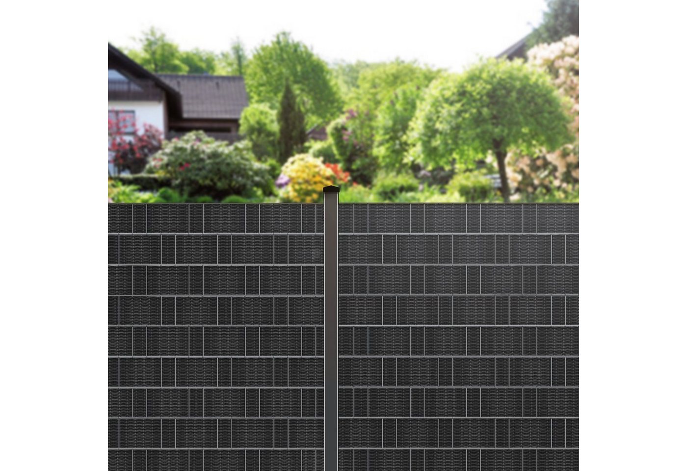KESSER Sichtschutzstreifen, PVC Sichtschutzstreifen Sichtschutz Rolle Doppelstabmatten – Bild 4 von 5