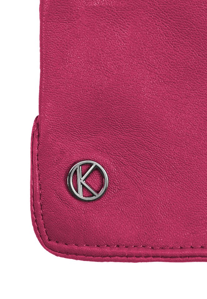 KESSLER Lederhandschuhe Style Carla (Paar, 1-St., Handschuhe) Leather Working Group zertifiziertes Leder, REPREVE® Fleecefutter – Bild 5 von 5