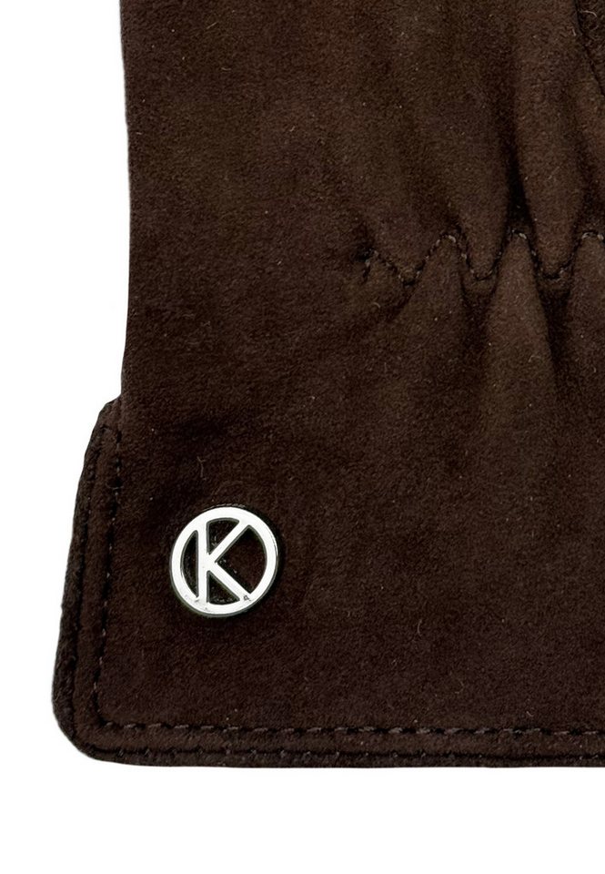 KESSLER Lederhandschuhe Style Luna (Paar, 1-St., Handschuhe) Leather Working Group zertifiziertes Leder, REPREVE® Fleecefutter – Bild 4 von 5