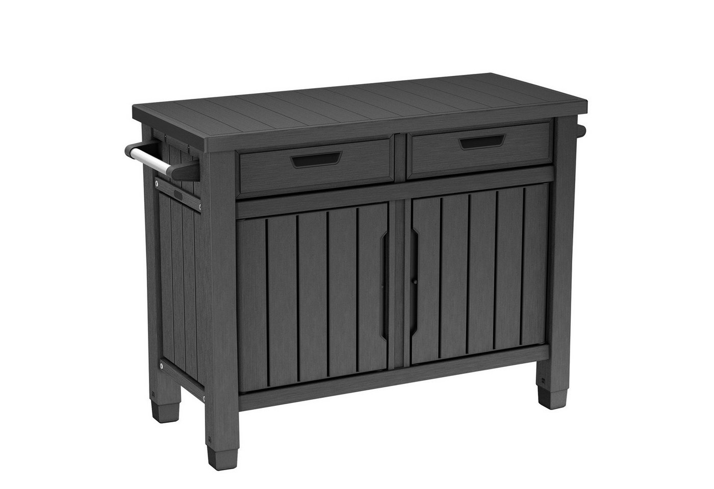 Keter Grillablagetisch "Unity XL Entertainment" 250 L Anthrazit Service-Tisch Gartentisch – Bild 2 von 5