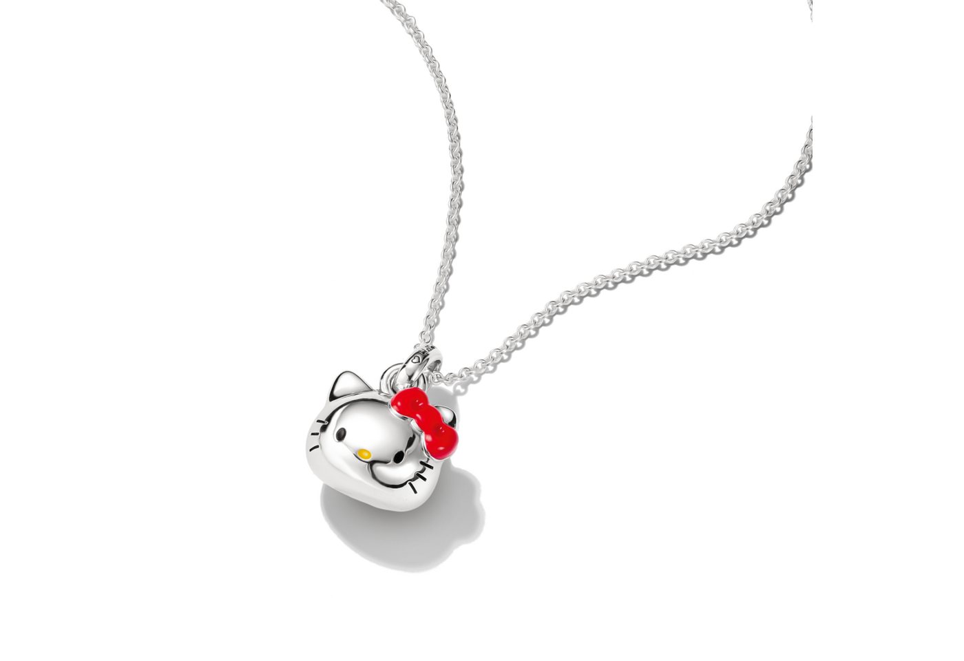 THOMAS SABO Kette mit Anhänger THOMAS SABO ♡ Hello Kitty Kette mit roter Schleife, Emaille – Bild 2 von 3