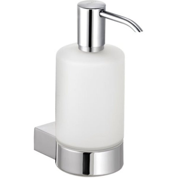 Keuco Seifenspender Plan, aus Metall und Kunststoff, nachfüllbar ca. 250 ml, Ersatz-Pumpe inkl.