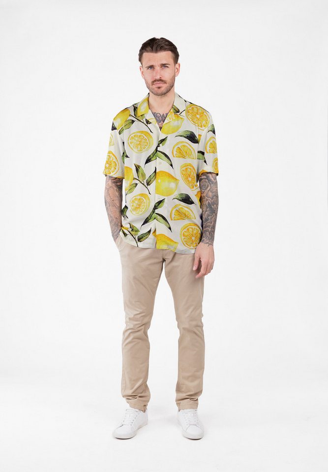 Key Largo Kurzarmhemd MSH KLCITRON 1/2 patterned (1-tlg) – Bild 2 von 5