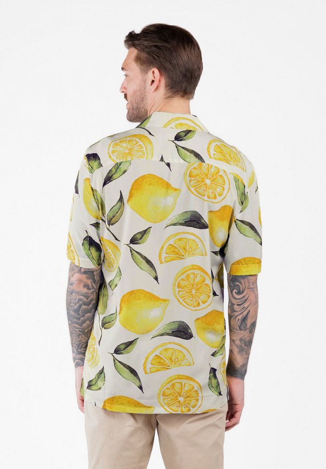 Key Largo Kurzarmhemd MSH KLCITRON 1/2 patterned (1-tlg) – Bild 3 von 5