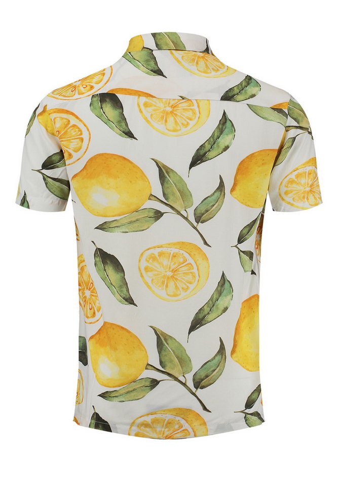 Key Largo Kurzarmhemd MSH KLCITRON 1/2 patterned (1-tlg) – Bild 5 von 5
