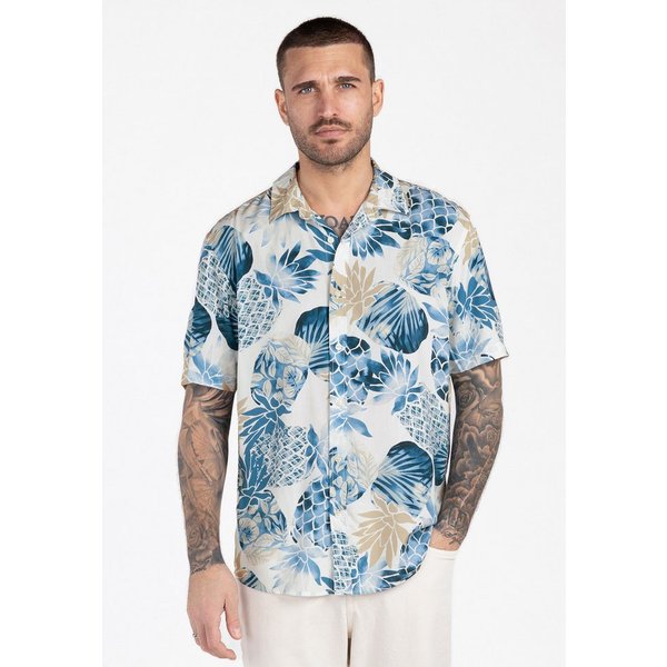 Key Largo Kurzarmhemd MSH KLPINEAPPLE 1/2 allover print (1-tlg)
