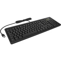 KeySonic Full-Size USB-TAS, IPX7, BK, KSK-8008U-IP