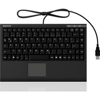 KeySonic Mini-TAS Smart-Touchpad SoftSkin, BK, ACK-540U+(UK)