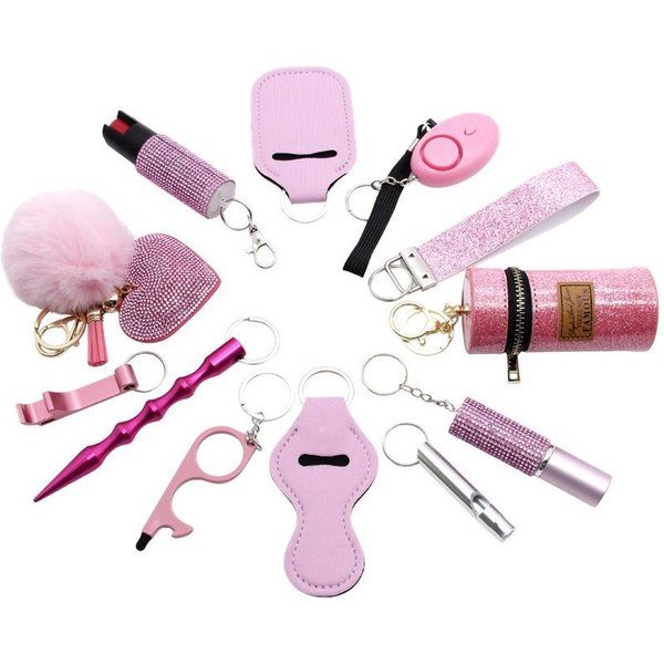 KH Security Schutzengel Set (Pfefferspray, Pfeife usw) Überfallmelder (nützliche Artikel für Ihren Selbstschutz)