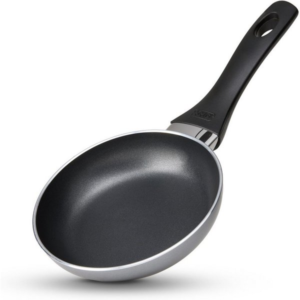 KHG Bratpfanne, Aluminium (16 cm Durchmesser, ILAG-Antihaftbeschichtung, spülmaschinengeeignet), 0,6 Liter Volumen, für alle Herdarten inklusive Induktion
