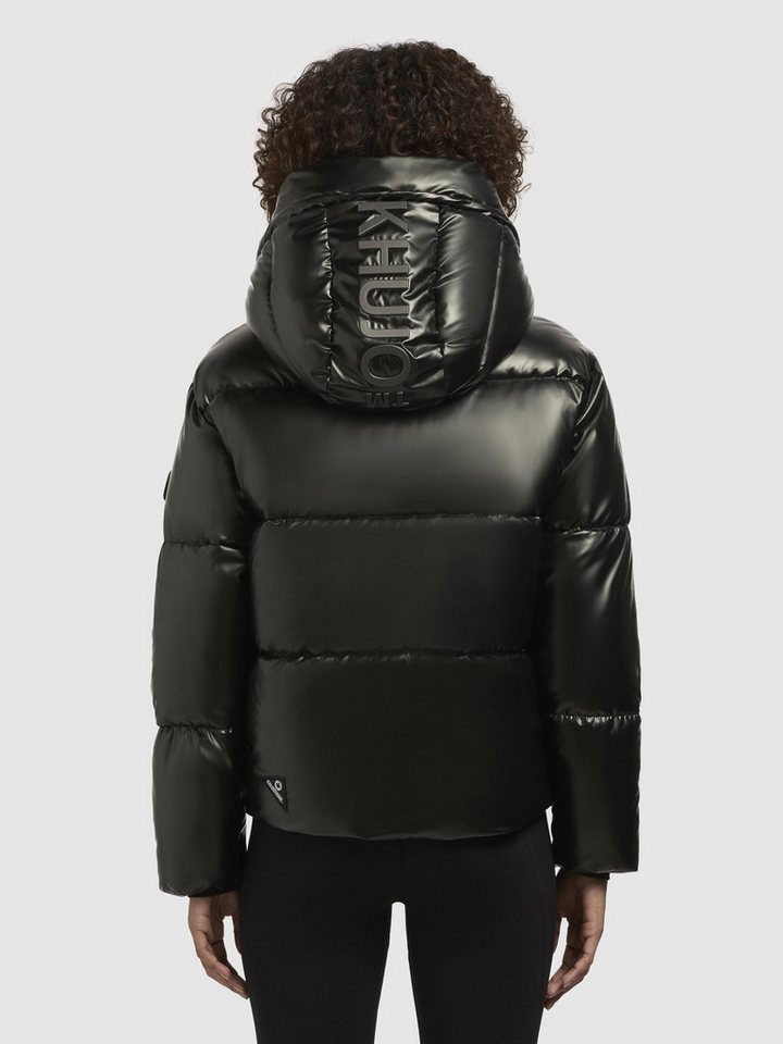 khujo Steppjacke Devina Shiny-YM Glänzende kurze Winterjacke für Damen – Bild 3 von 5