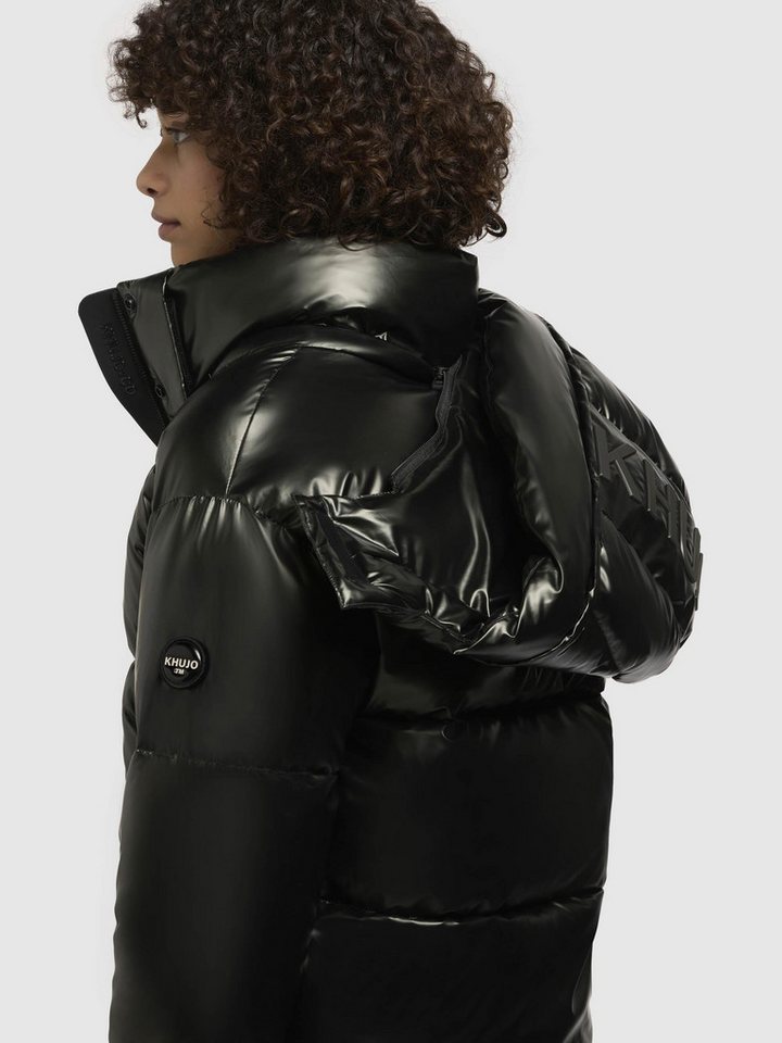 khujo Steppjacke Devina Shiny-YM Glänzende kurze Winterjacke für Damen – Bild 5 von 5