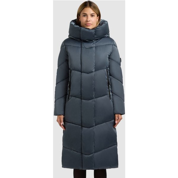 khujo Steppmantel MANELIA2 aus Kunstfaser und Polyester, kniebedeckende Passform