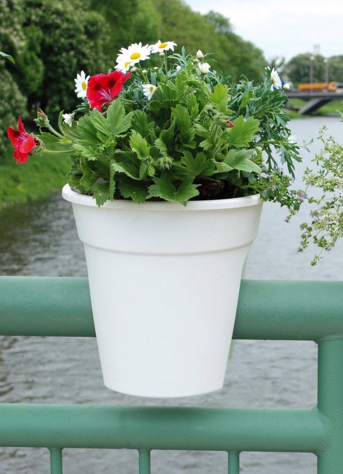 KHW Balkonkasten Flowerclip (Set, 3 St), ØxH: 27x27,5 cm – Bild 4 von 5