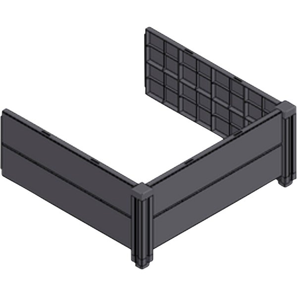 KHW Hochbeet Demeter Erweiterungsset, BxTxH: 82x82x31 cm