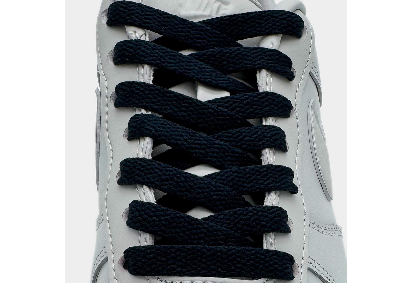 Kicksarchive Schnürsenkel Schnürsenkel flach Premium Flat Laces - Sneaker Flachsenkel 7mm, Sneaker Schnürsenkel 120cm, 140cm, 160cm – Bild 2 von 2