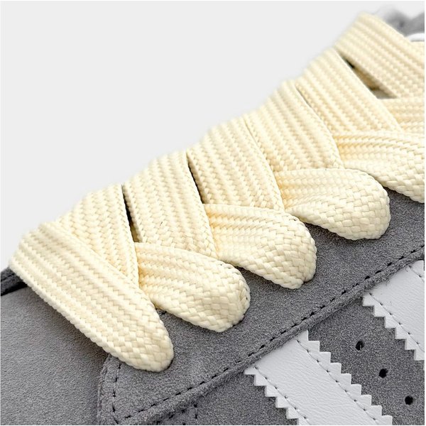 Kicksarchive Schnürsenkel Schnürsenkel flache breite SCHNÜRSENKEL 15mm breit Campus 00s Sneaker, flache breite Sneaker Schnürsenkel 120cm, 140cm