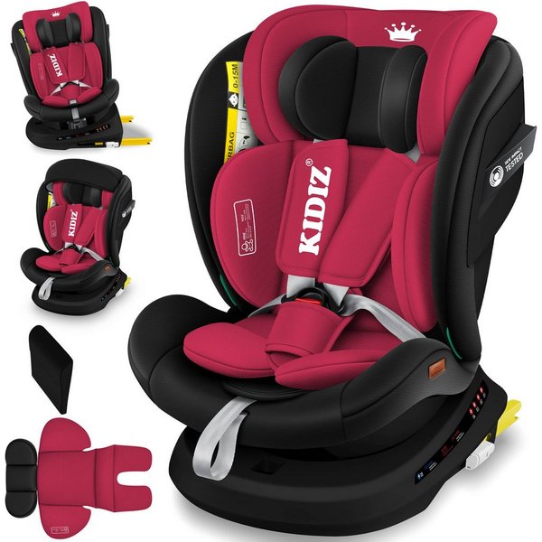 KIDIZ Autokindersitz, Kindersitz Baby Autositz Kinderautositz Isofix Top Tether 360