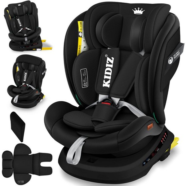 KIDIZ Autokindersitz, Kindersitz Baby Autositz Kinderautositz Isofix Top Tether 360