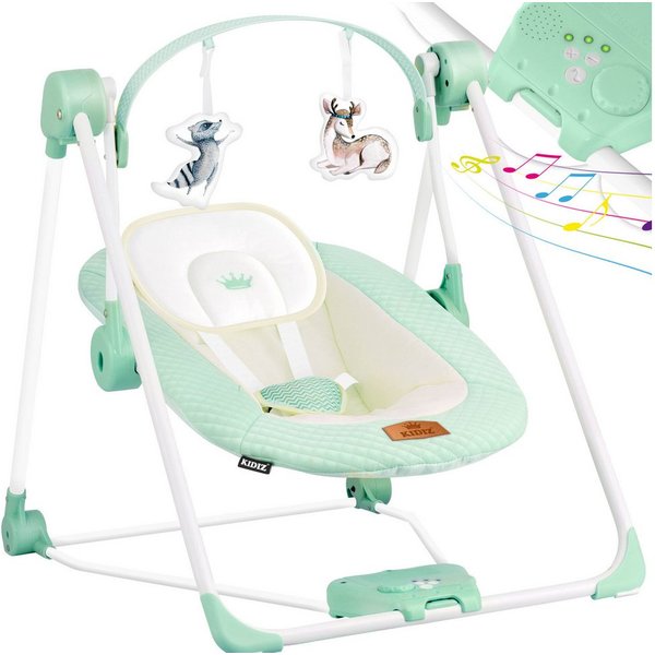 KIDIZ Babywippe, Babywippe Babyschaukel mit Geschwindigkeitseinstellungen