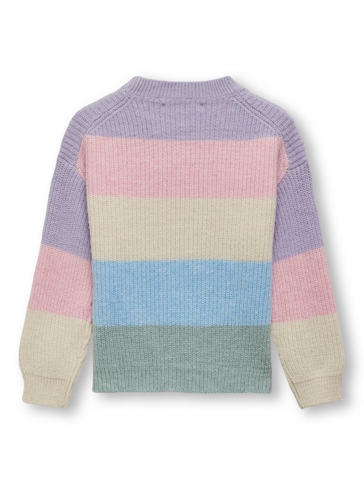 KIDS ONLY Strickpullover KMGSANDY L/S STRIPE PULLOVER KNT NOOS Viskosemischung, regular fit – Bild 4 von 5
