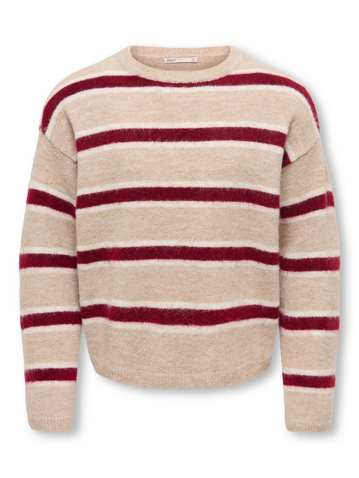 KIDS ONLY Strickpullover KOGTALIO SCHOOL LS SHORT O-NECK KNT Materialmix – Bild 5 von 5
