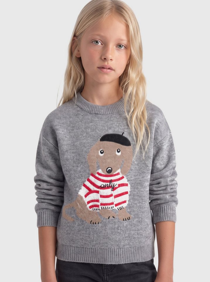 KIDS ONLY Strickpullover KOGTEDDY L/S PULLOVER KNT NOOS Kunstfaser, regular fit – Bild 2 von 5