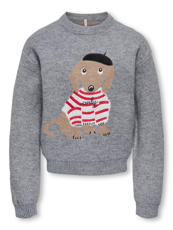KIDS ONLY Strickpullover KOGTEDDY L/S PULLOVER KNT NOOS Kunstfaser, regular fit – Bild 5 von 5