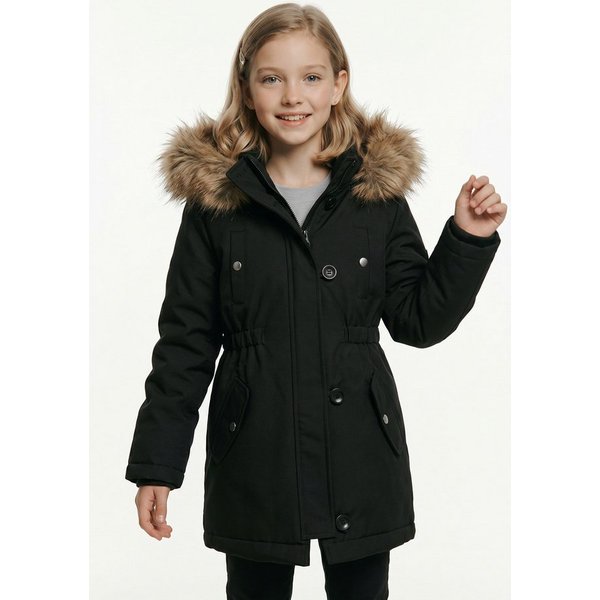 KIDS ONLY Winterjacke KOGIRIS FUR PARKA OTW mit elastischem Taillengummi