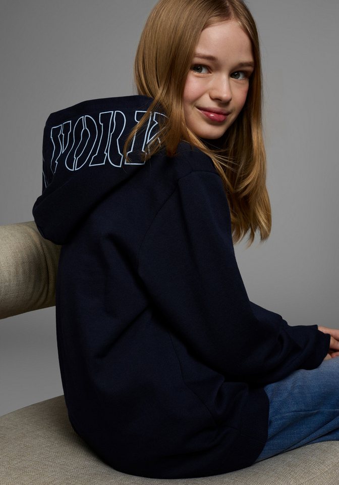 KIDSWORLD Kapuzensweatshirt, Hoodie mit Print auf der Kapuze Hoodie mit großem Print auf der Kapuze – Bild 2 von 5