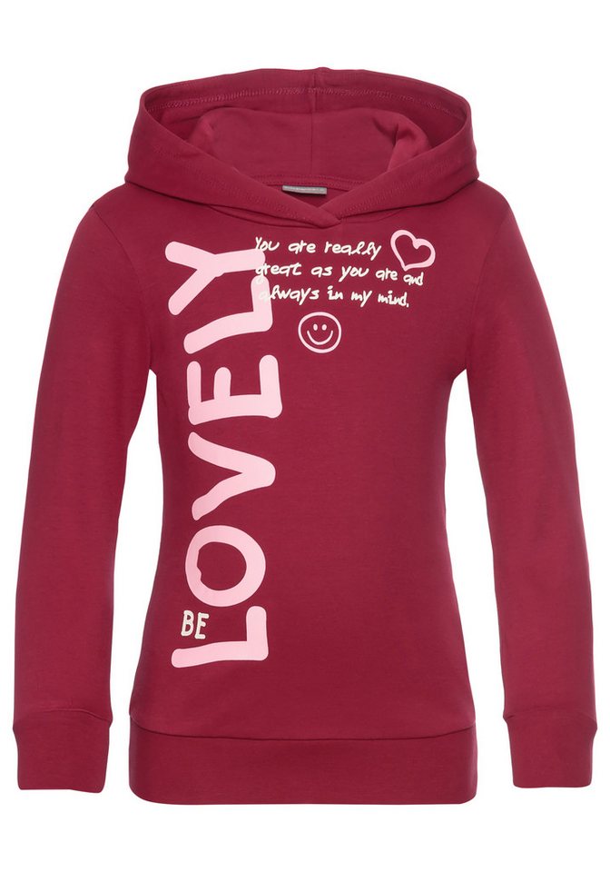 KIDSWORLD Langarmshirt LOVELY - Print, in längerer Form – Bild 5 von 5