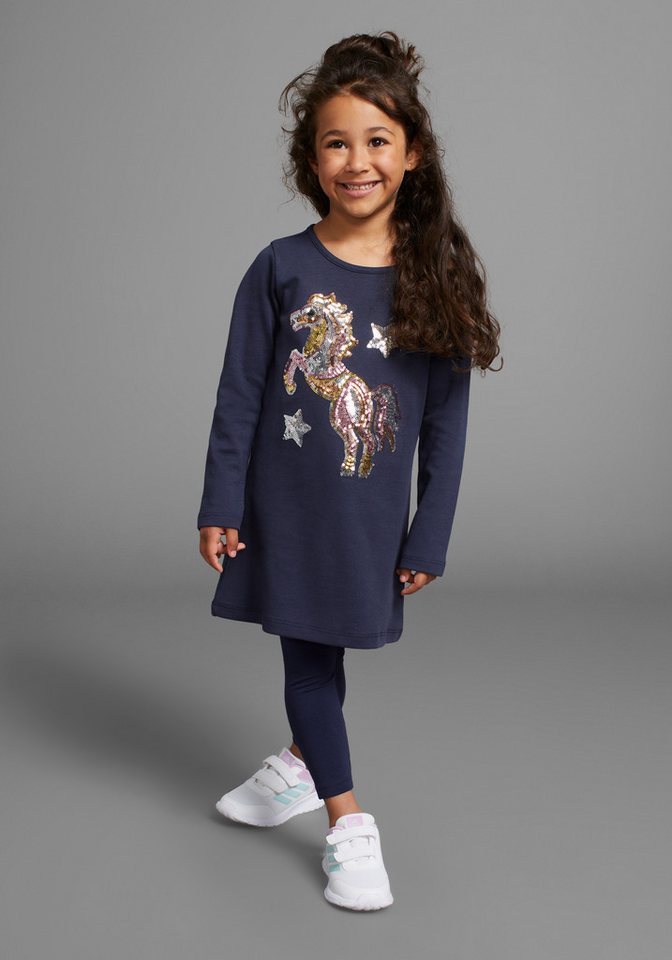 KIDSWORLD Langarmshirt PFERD Langarm, ausgestellter Schnitt, bedruckt, Rundhalsausschnitt – Bild 4 von 5