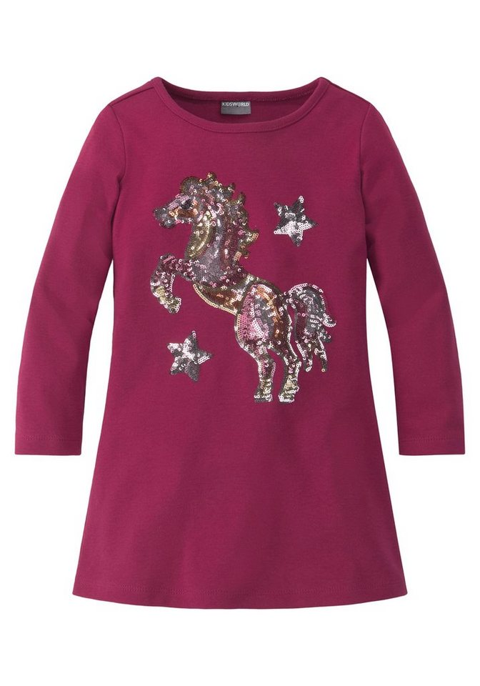 KIDSWORLD Langarmshirt PFERD Langarm, ausgestellter Schnitt, bedruckt, Rundhalsausschnitt – Bild 5 von 5