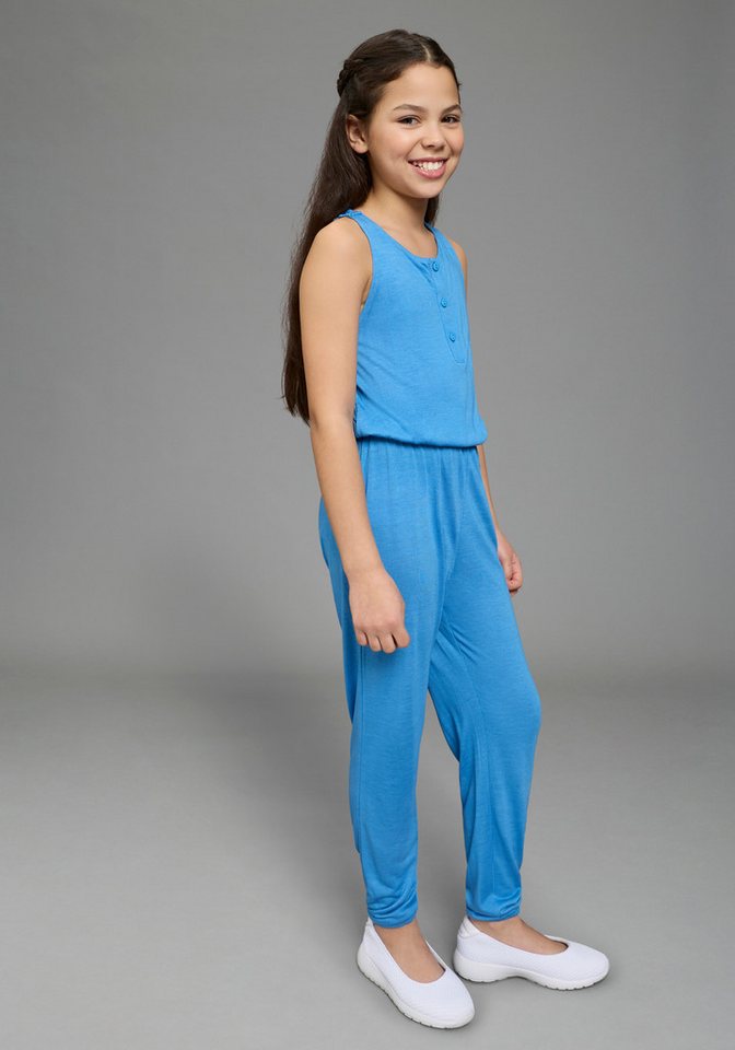 KIDSWORLD Overall, Jumpsuit mit aufwendiger Spitze im Rücken mit Spitzeneinsatz im Rücken – Bild 2 von 5